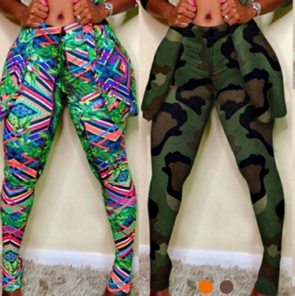 2 piece matching Set....ONLY THE BLUE TRI COLORED IS AVAILABLE - Picture 2 of 2